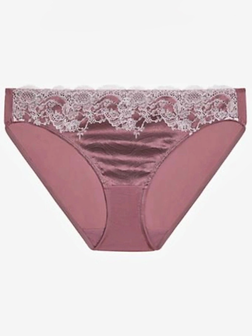 Wacoal Modern Affair Bikini Panty in Rose Brown/Cradle Pink XL NWT
